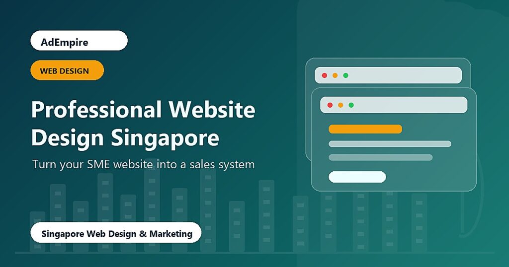 Professional Website Design Singapore - SME sales website cover image