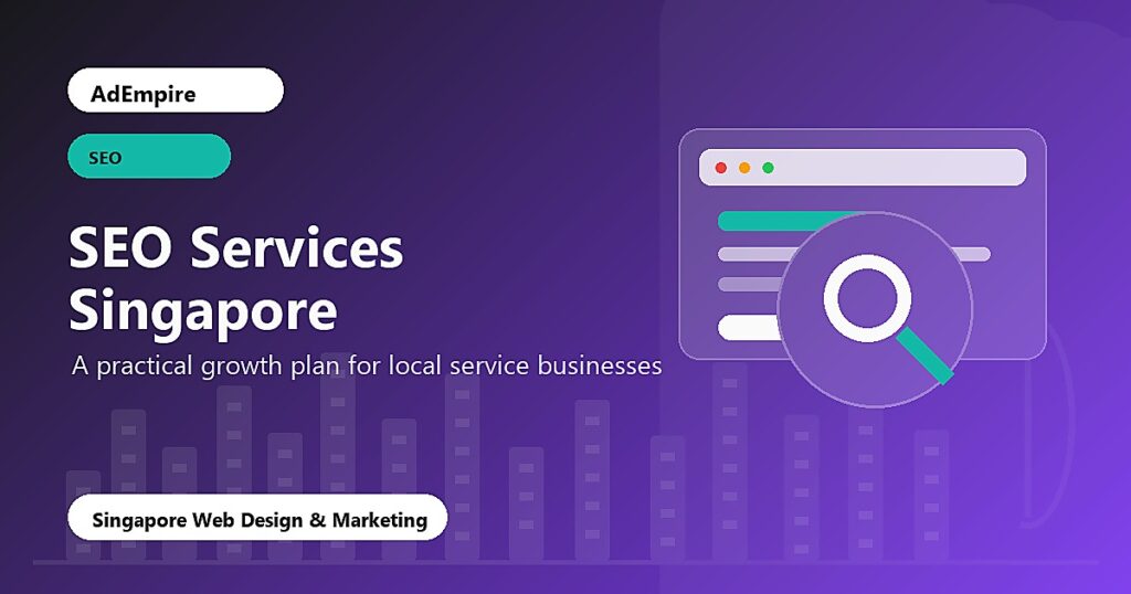 SEO Services Singapore - local service business growth plan cover image