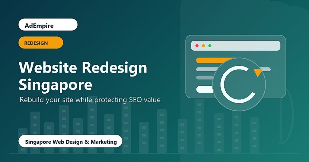 Website Redesign Singapore - protect SEO during rebuild cover image